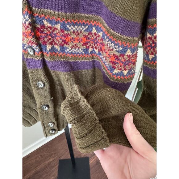 Vintage Abercrombie & Fitch Pattern Cardigan - Picture 4 of 4